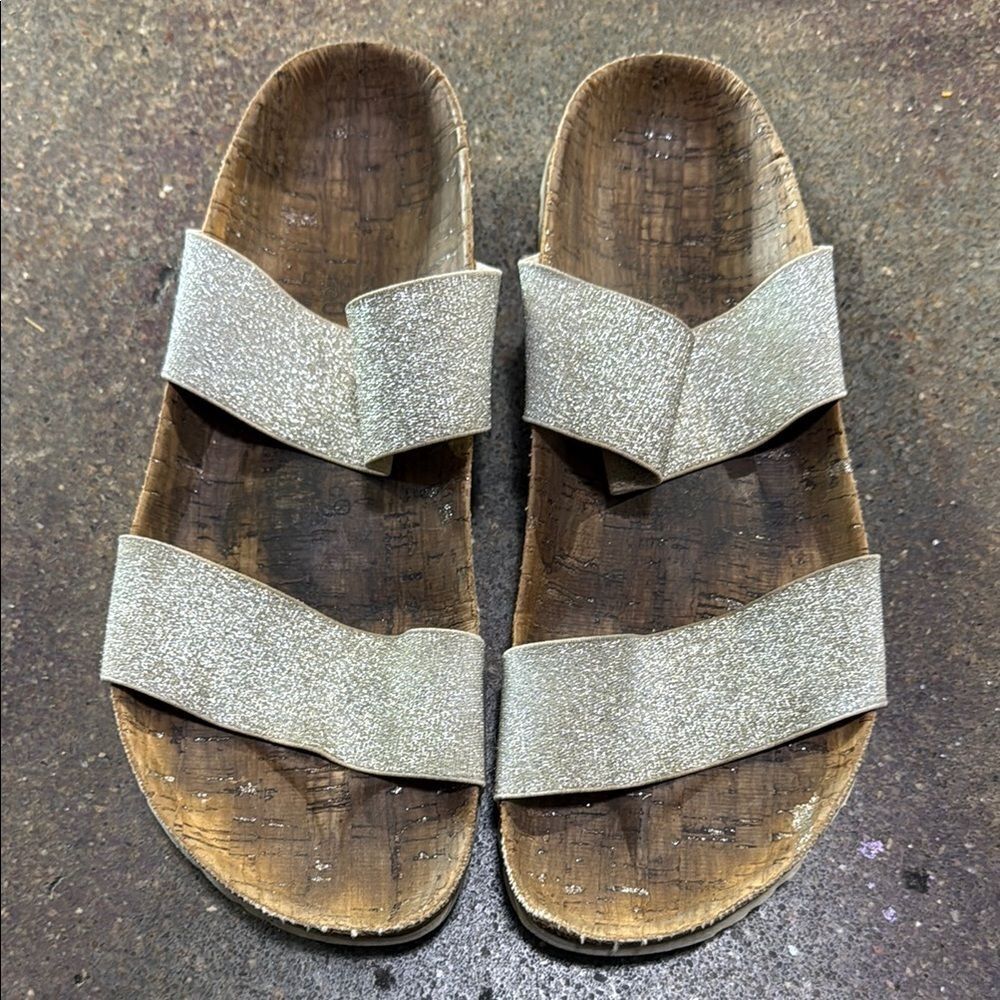 Birkenstock Sandals with Glitter Straps